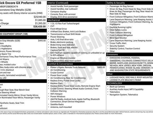 New 2025 Buick Encore GX Preferred image 6