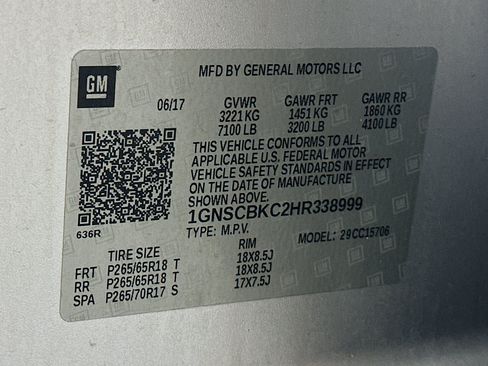 Used 2017 Chevrolet Tahoe LT RWD image 12