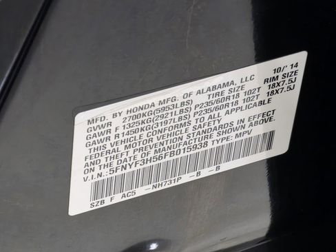 Used 2015 Honda Pilot EX-L image 34