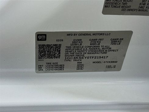 New 2026 Chevrolet Silverado 3500 W/T AWD/4WD image 22