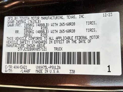 Used 2024 Toyota Tundra Limited w/ Power Package image 36