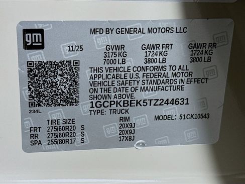 New 2026 Chevrolet Silverado 1500 Custom w/ Turbomax Blackout Package image 29