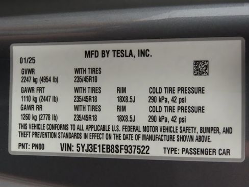 Used 2025 Tesla Model 3 Long Range image 35