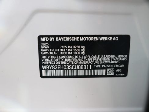 Used 2025 BMW i7 M70 w/ Executive Package AWD/4WD image 40