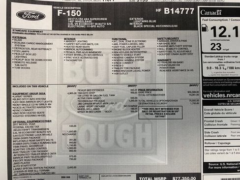 Used 2017 Ford F150 Lariat w/ Equipment Group 502A Luxury image 38