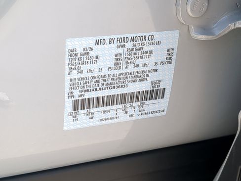 New 2026 Ford Explorer Tremor AWD/4WD image 76