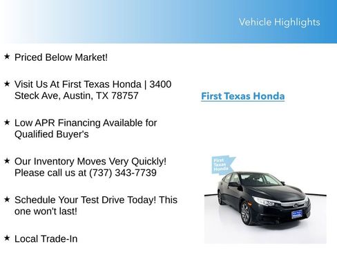 Used 2018 Honda Civic EX image 10