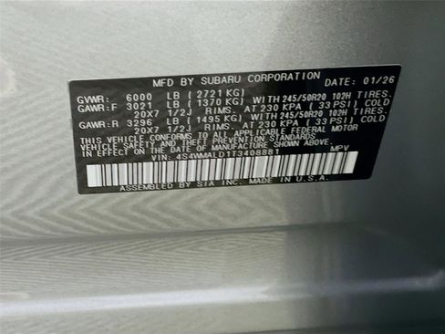 New 2026 Subaru Ascent Bronze Edition image 24