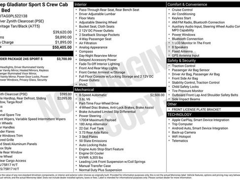 Used 2023 Jeep Gladiator Sport image 10