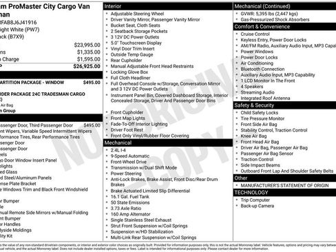 Used 2018 RAM ProMaster City Tradesman image 30