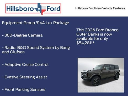 New 2026 Ford Bronco Outer Banks AWD/4WD image 5