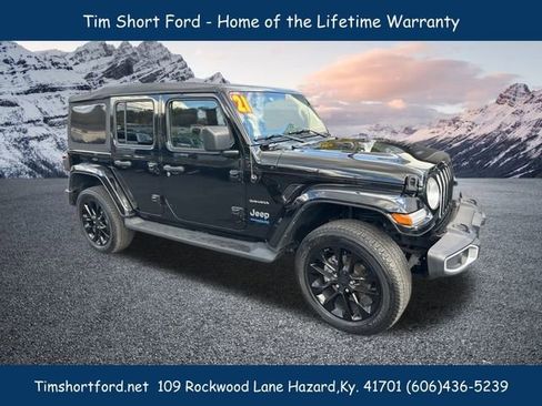 Used 2021 Jeep Wrangler Unlimited Sahara w/ Cold Weather Group image 3
