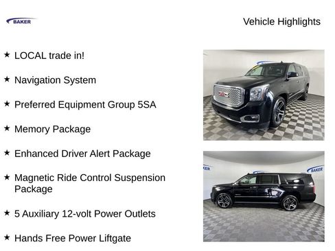 Used 2017 GMC Yukon XL Denali w/ Open Road Package AWD/4WD image 4