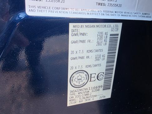 Used 2019 Nissan Murano SL image 34