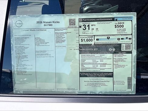 New 2026 Nissan Kicks SV w/ SV Premium Package image 18