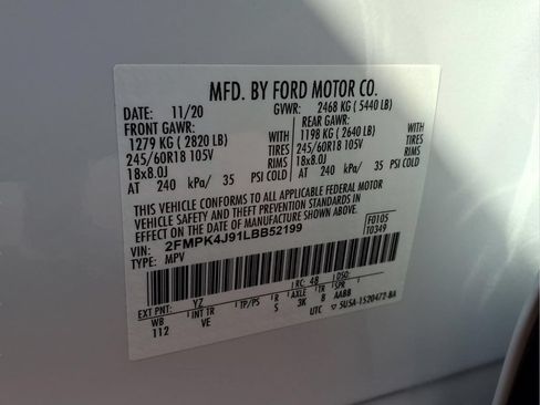 Used 2020 Ford Edge SEL w/ Convenience Package AWD/4WD image 24