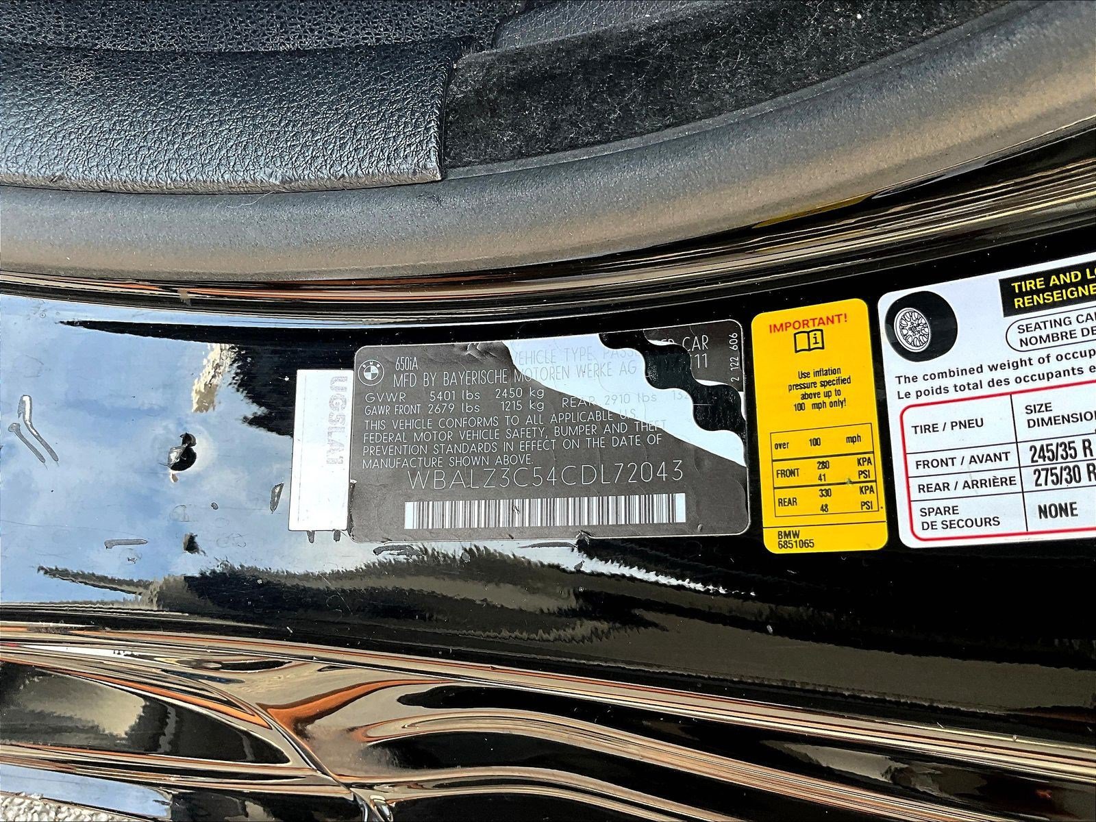 Used 2012 BMW 650i Convertible RWD image 17
