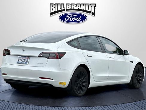 Used 2021 Tesla Model 3 Long Range AWD/4WD image 3