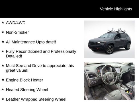 Used 2020 Jeep Cherokee Trailhawk w/ Cold Weather Group image 16