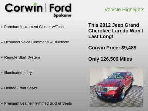 Used 2012 Jeep Grand Cherokee Laredo image 15