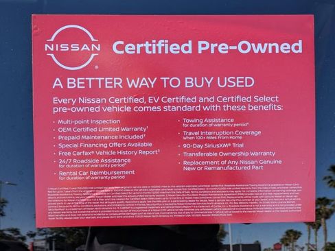 Certified 2026 Nissan Sentra SR w/ Floor Mat Package FWD image 4