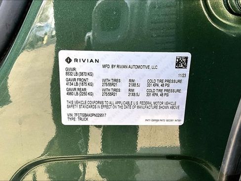 Used 2023 Rivian R1T Adventure Dual AWD/4WD image 20