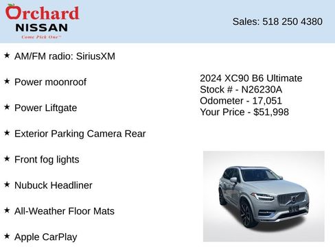 Used 2024 Volvo XC90 B6 Ultimate w/ Lounge Package AWD/4WD image 14