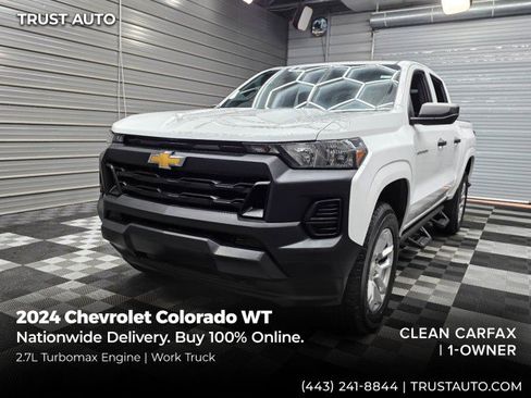 Used 2024 Chevrolet Colorado W/T w/ WT Convenience Package II AWD/4WD image 1