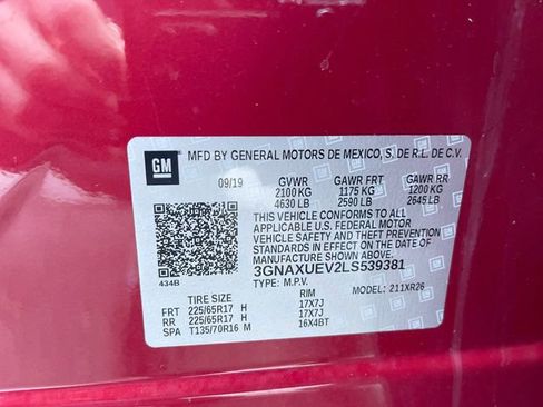 Certified 2020 Chevrolet Equinox LT image 33