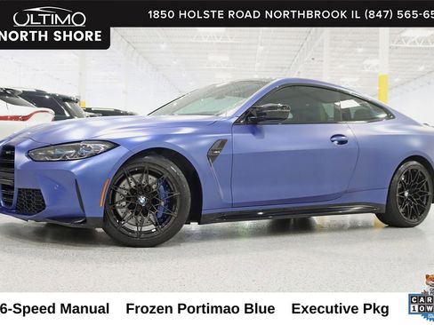 Used 2021 BMW M4 Coupe w/ Executive Package RWD image 1