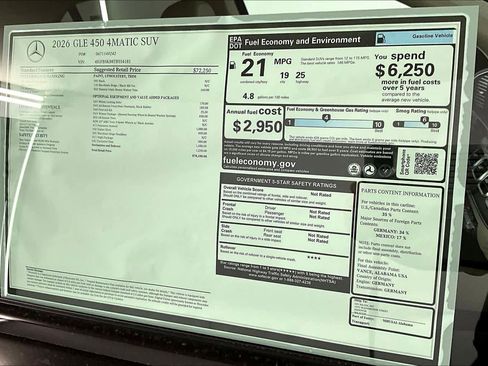 New 2026 Mercedes-Benz GLE 450 4MATIC image 17