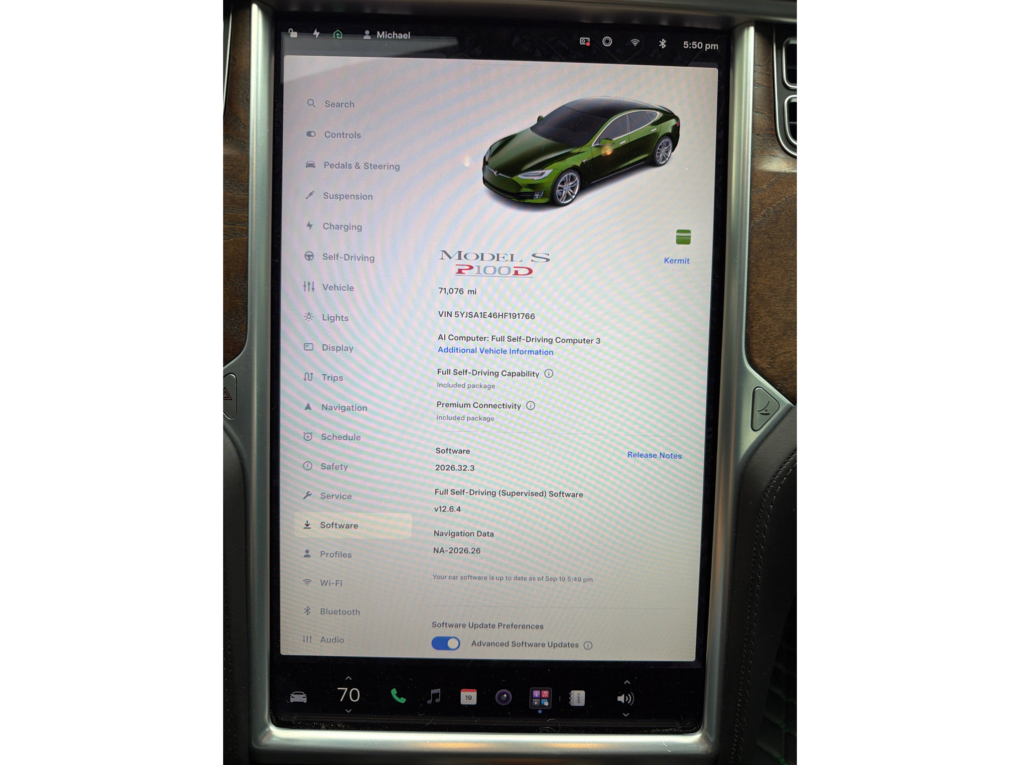 Used 2017 Tesla Model S P100D AWD/4WD image 9