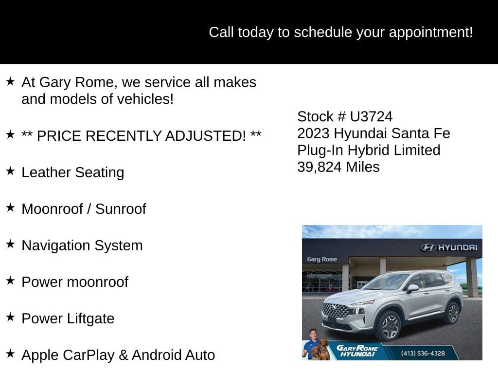 Certified 2023 Hyundai Santa Fe Limited AWD/4WD image 6