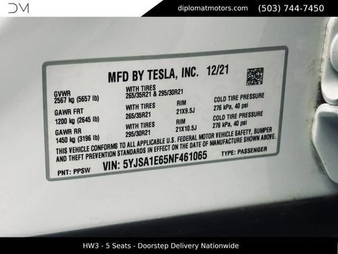 Used 2022 Tesla Model S Plaid AWD/4WD image 44