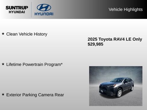 Used 2025 Toyota RAV4 LE AWD/4WD image 8