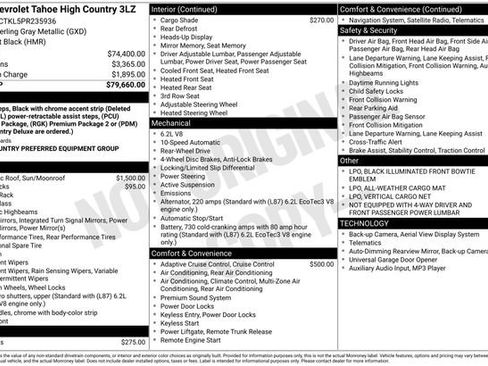 Used 2023 Chevrolet Tahoe High Country image 5