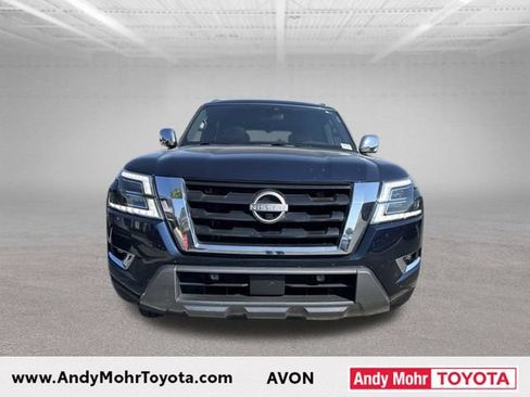 Used 2023 Nissan Armada Platinum w/ Captain's Chairs Package AWD/4WD image 3