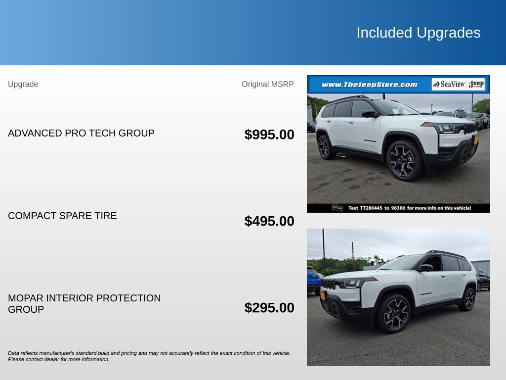 New 2026 Jeep Cherokee Overland w/ Advanced Pro Tech Group AWD/4WD image 3