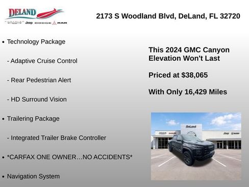 Used 2024 GMC Canyon Elevation w/ Elevation Premium Package AWD/4WD image 6