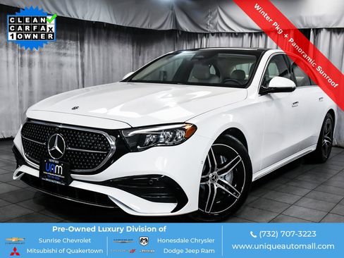 Used 2025 Mercedes-Benz E 450 4MATIC Sedan image 1
