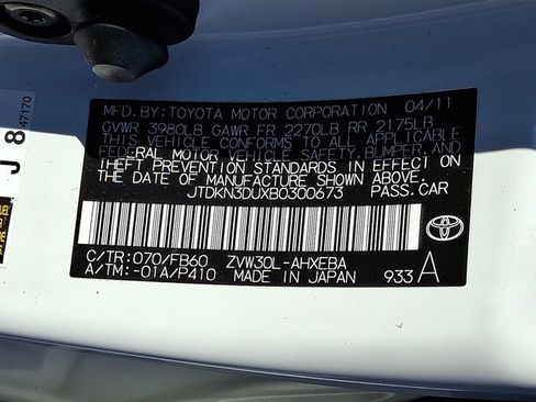 Used 2011 Toyota Prius Three FWD image 27