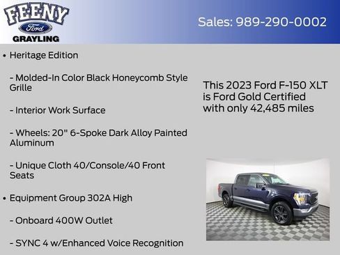 Certified 2023 Ford F150 XLT w/ Equipment Group 302A High AWD/4WD image 8