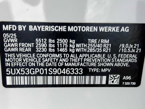 Used 2025 BMW X3 xDrive30i w/ Convenience Package image 30