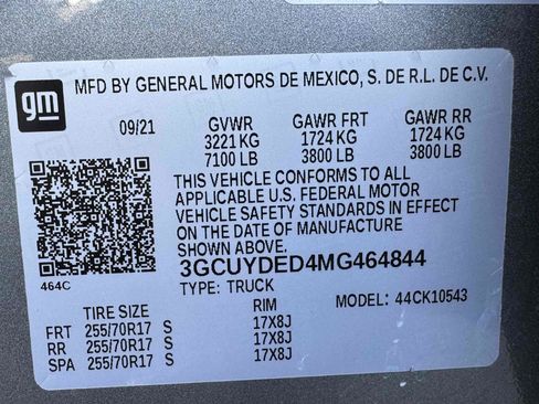 Used 2021 Chevrolet Silverado 1500 LT AWD/4WD image 21