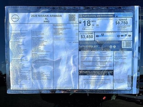 New 2026 Nissan Armada SL image 18