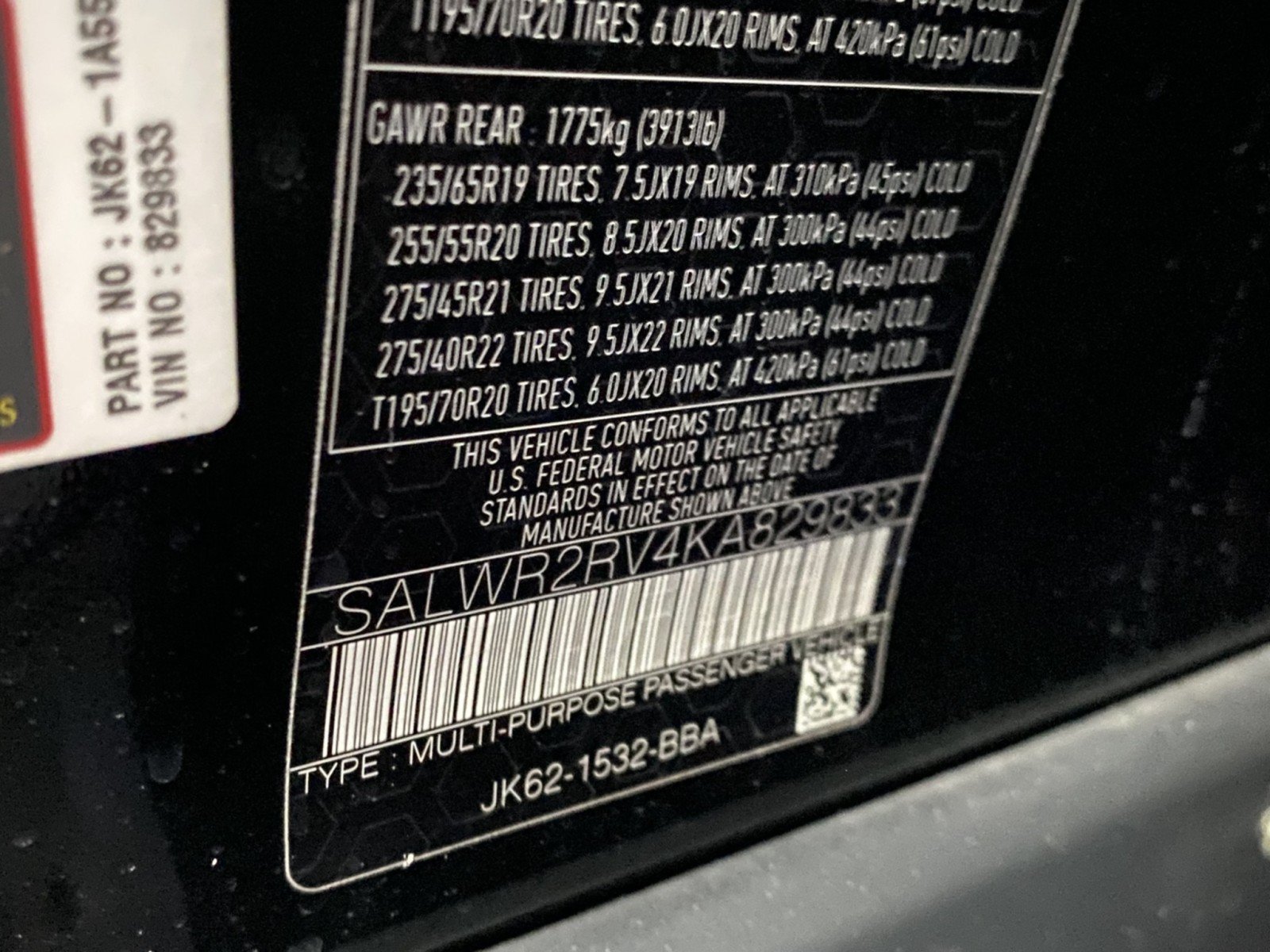 Used 2019 Land Rover Range Rover Sport HSE AWD/4WD image 32