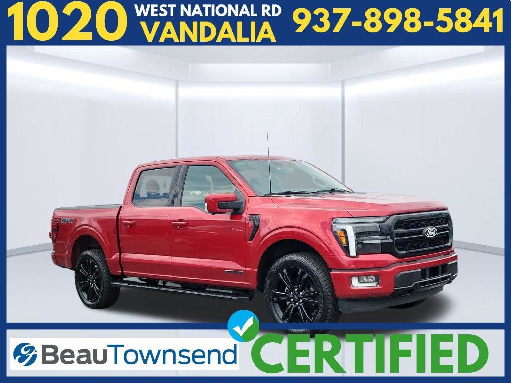 Certified 2024 Ford F150 Lariat w/ Equipment Group 502A High AWD/4WD 360° Tour