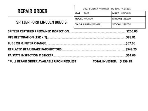 Used 2023 Lincoln Aviator Reserve w/ Equipment Group 201A image 4