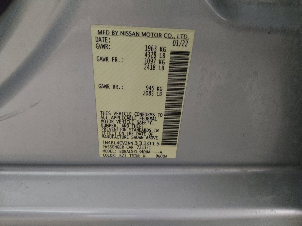 Used 2022 Nissan Altima 2.5 SR FWD image 33
