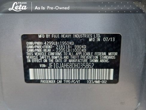 Used 2013 Subaru Impreza 2.0i Limited w/ Popular Pkg 2 image 27